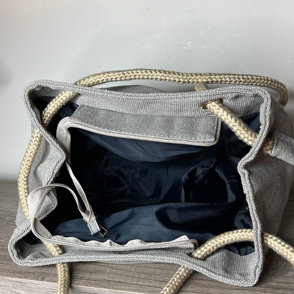 Like new jingpinplju bag toteGrey Canvas - Picture 7 of 7